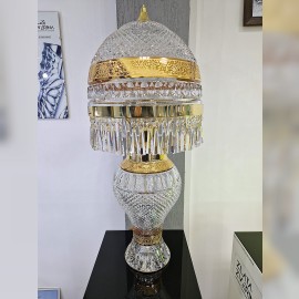 Lampe de table haute avec motif « diamant » de BACCARAT