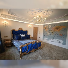 Luminaires en cristal dans les pièces à plafond bas (moins de 2,4 mètres / 8 ft)