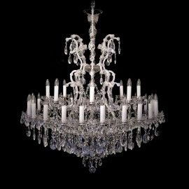 Lustre original en argent de Thérèse pour un espace luxueux