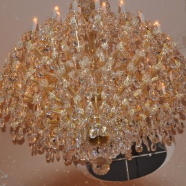 The 48 flames Maria Theresa chandelier - Glold finish