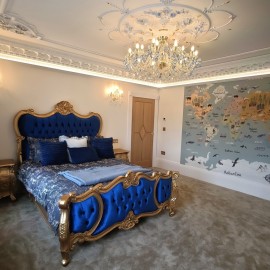 Luminaires en cristal dans les pièces à plafond bas (moins de 2,4 mètres / 8 ft)