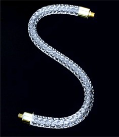 Types et tailles de bras de lustre en verre