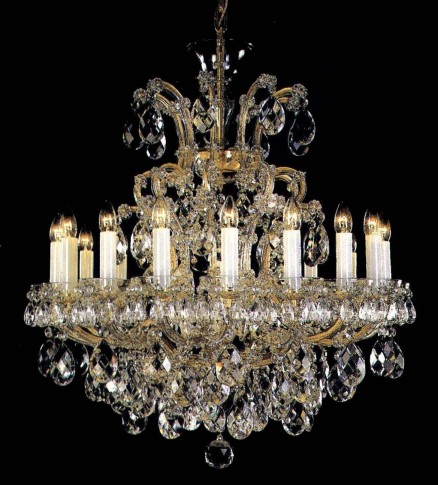 The massive Maria Theresa crystal chandelier for sale
