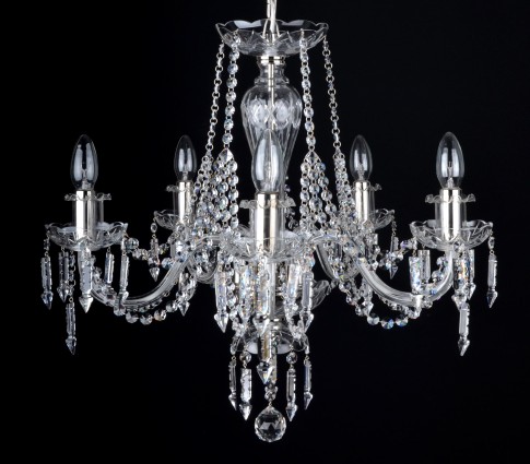 Crystal Chandelier With Prisms, Cristal Strass Crystal Chandeliers