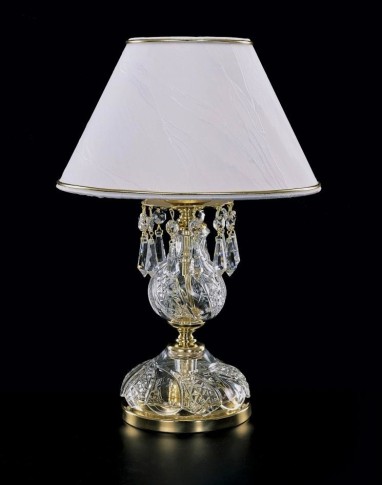Lampe décorative avec l'abat-jour blanc