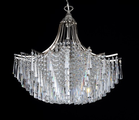 Decorative Bohemian crystal chandelier