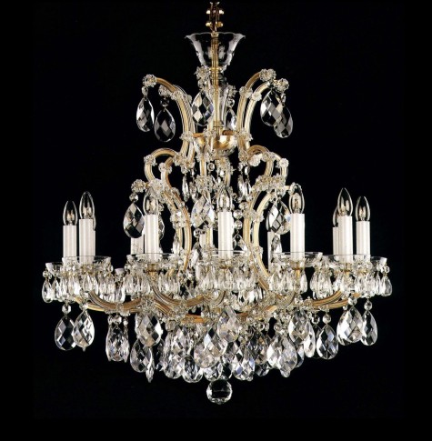 Lustre en cristal Royal Theresian à 13 lumières
