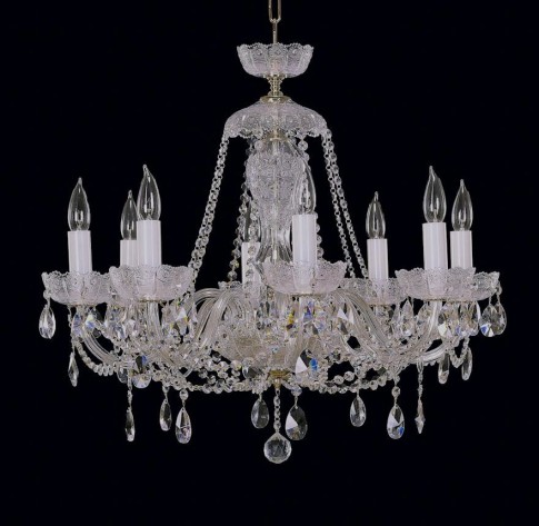 5-arm Crystal Bohemia chandelier