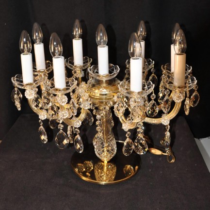 Lampe de table de Marie-Thérèse à 9 ampoules