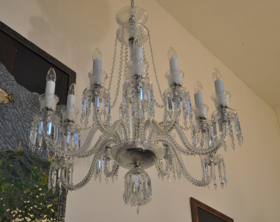12-arm crystal chandelier Baccarat