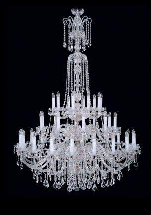 Large 40-arm wedding chandelier