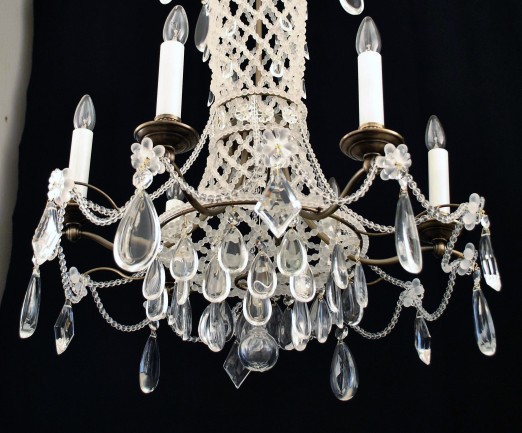 Pearl chandelier in French empire style