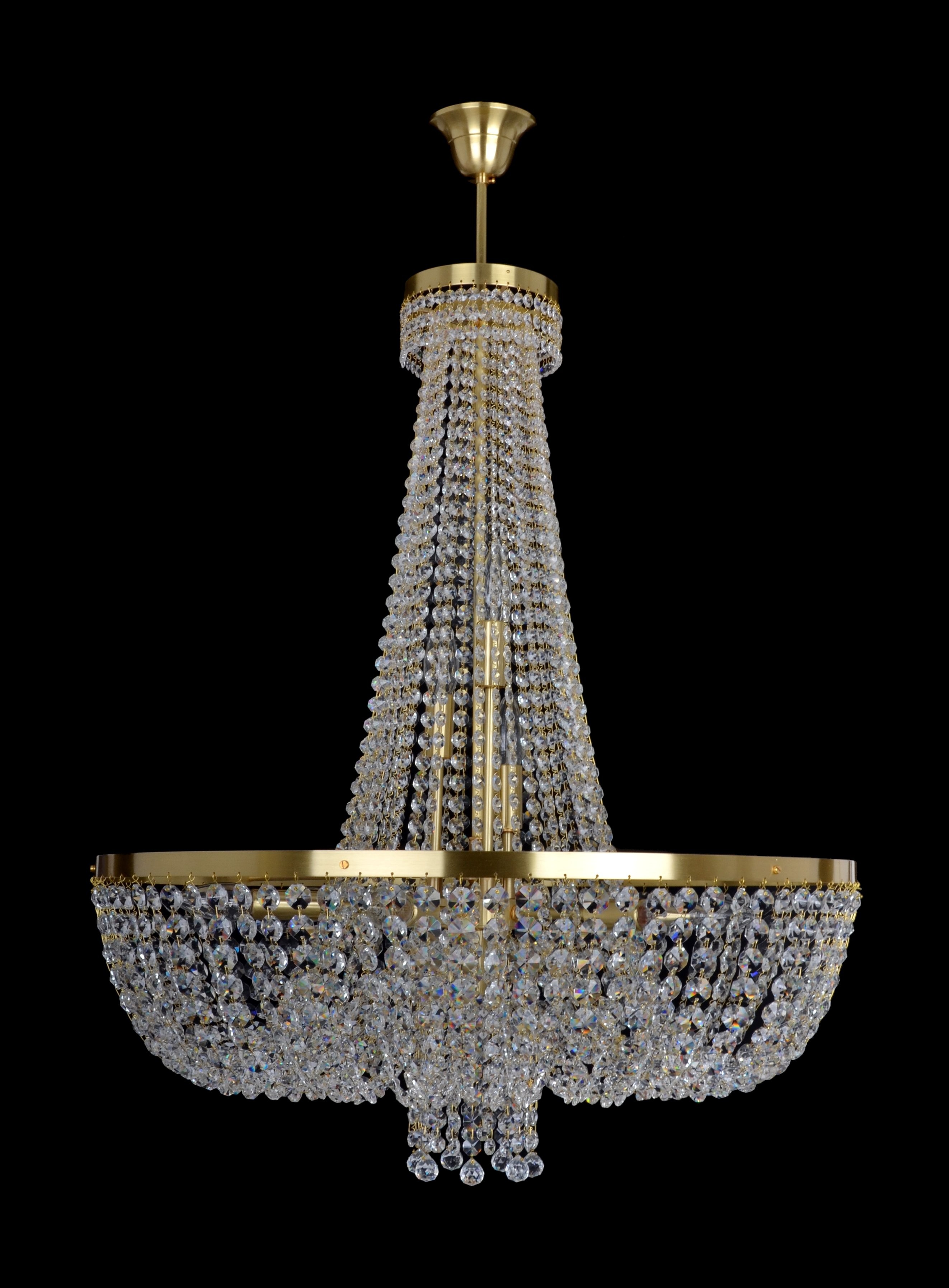 10 Pendentifs Lustre En Cristal En Forme De Larme - Longueur 85 Mm, Ambre - Pour Décoration, Mariage, DIY, Sapin De Noël